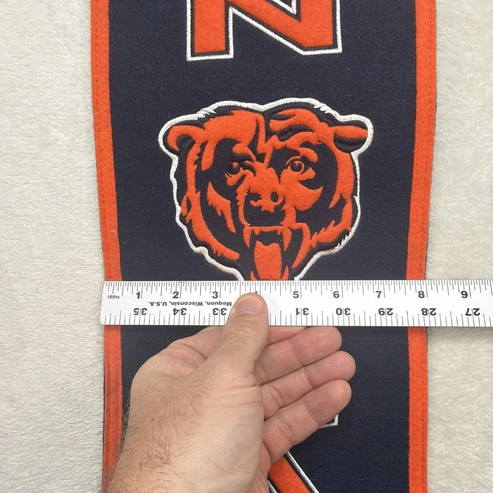 Chicago Bears NFL Wool Banner Wall Hanging Pennant Felt Fan Cave Decor